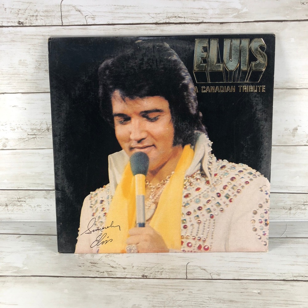 Elvis Presley A Canadian Tribute Gold Vinyl LP RCA KKL1-7065 1978 Rock Record